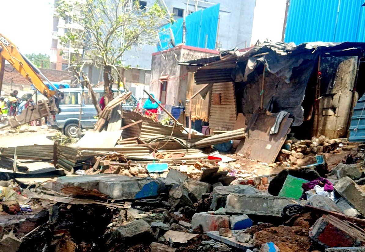 वाकड–म्हातोबानगर परिसरात महापालिकेची ४१  झोपड्यावर कारवाई!