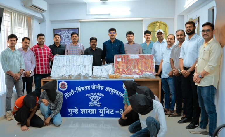 ज्वेलर्सचे दुकानातील दरोडाप्रकरणी; परप्रांतीय टोळी गजाआड!