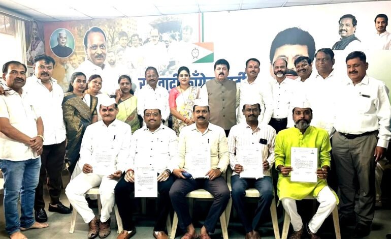 राष्ट्रवादी काँग्रेस पार्टीच्या वतीने महाराष्ट्र व कामगार दिन उत्साहात साजरा!