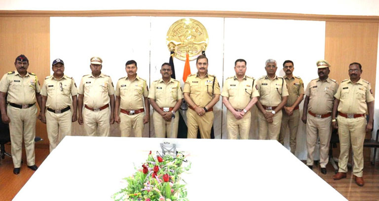 पिंपरी चिंचवड पोलीस आयुक्तालय सात पोलीस अधिकारी अंमलदार सेवानिवृत्त!