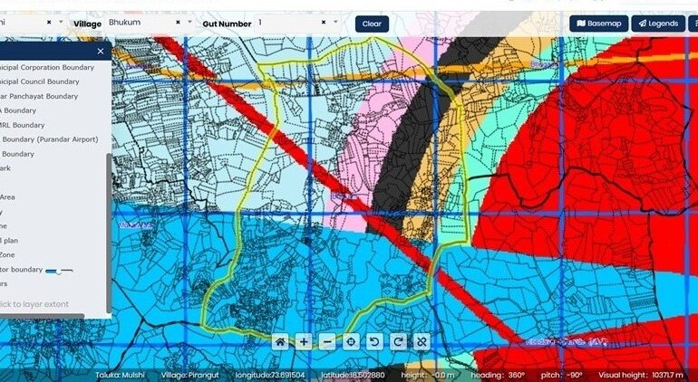 रिंग रोड, मेट्रो मार्ग, पूररेषा ते गावहद्दीची माहिती घरबसल्या एका ‘क्लिक’वर उपलब्ध!