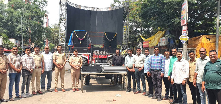 सांगवी गणेश विसर्जन मिरवणुकीत ध्वनी प्रदूषण करणाऱ्या मंडळांवर कारवाई!