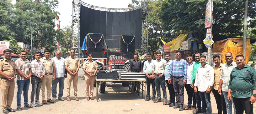 सांगवी गणेश विसर्जन मिरवणुकीत ध्वनी प्रदूषण करणाऱ्या मंडळांवर कारवाई!