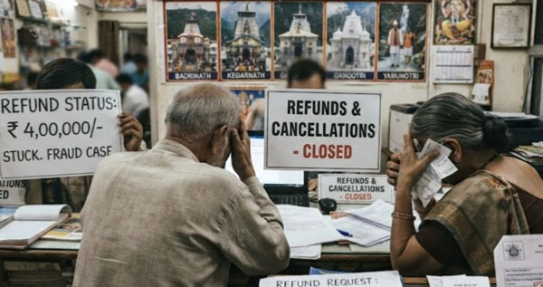 चारधाम यात्रेसाठी ट्रॅव्हल्स कंपनीकडून चार लाख रुपयांची फसवणूक!