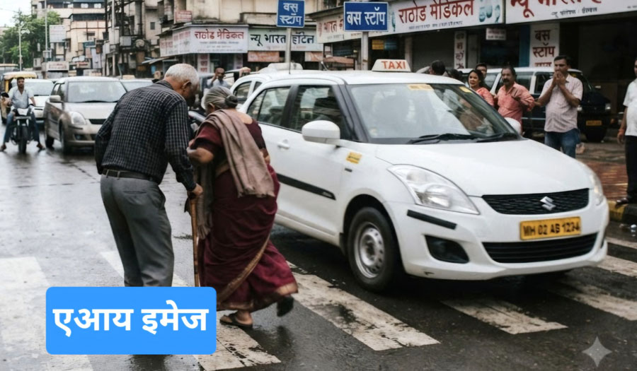 वृद्ध दांपत्याला भरधाव कारची धडक महिलेचा मृत्यू!