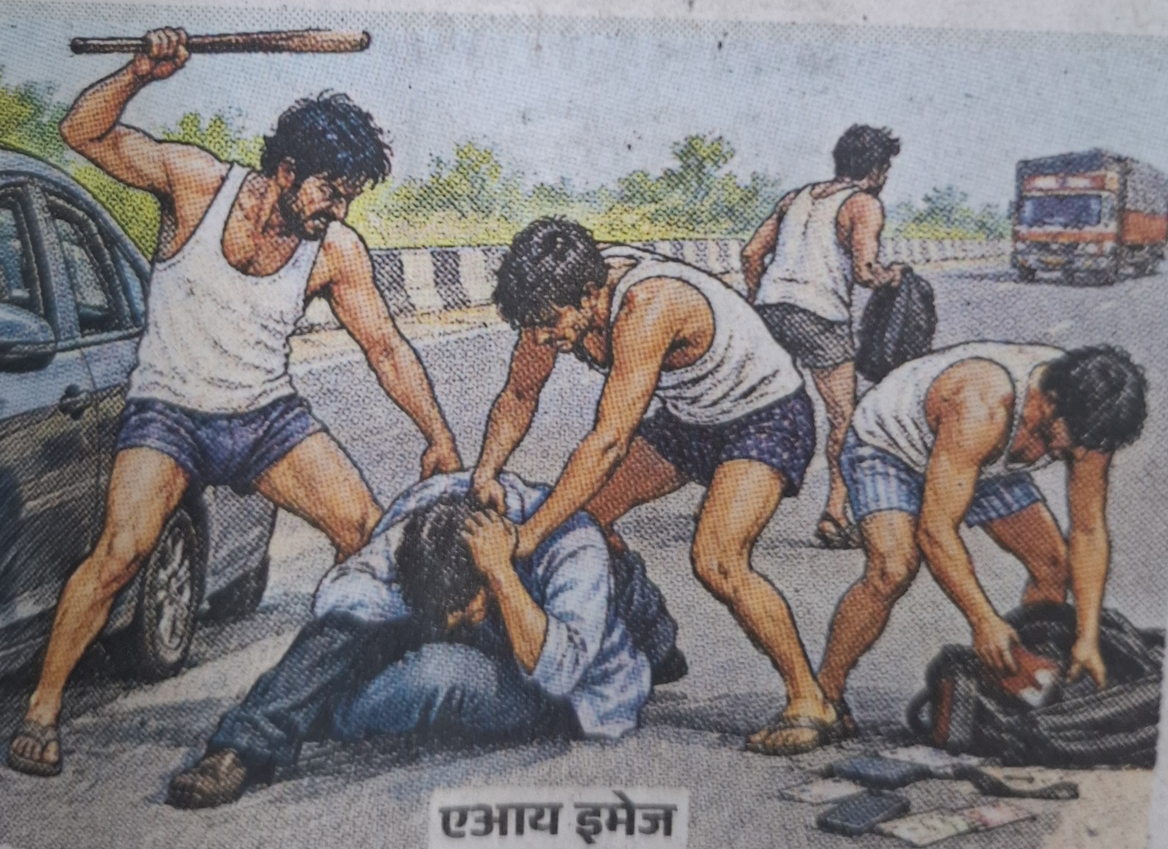 जुन्या भांडणाच्या रागातून तरुणावर कोयत्याने वार; पाच गुन्हेगारांना अटक!