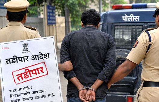 तडीपार आदेशाचे उल्लंघन; गुन्हेगाराला अटक!